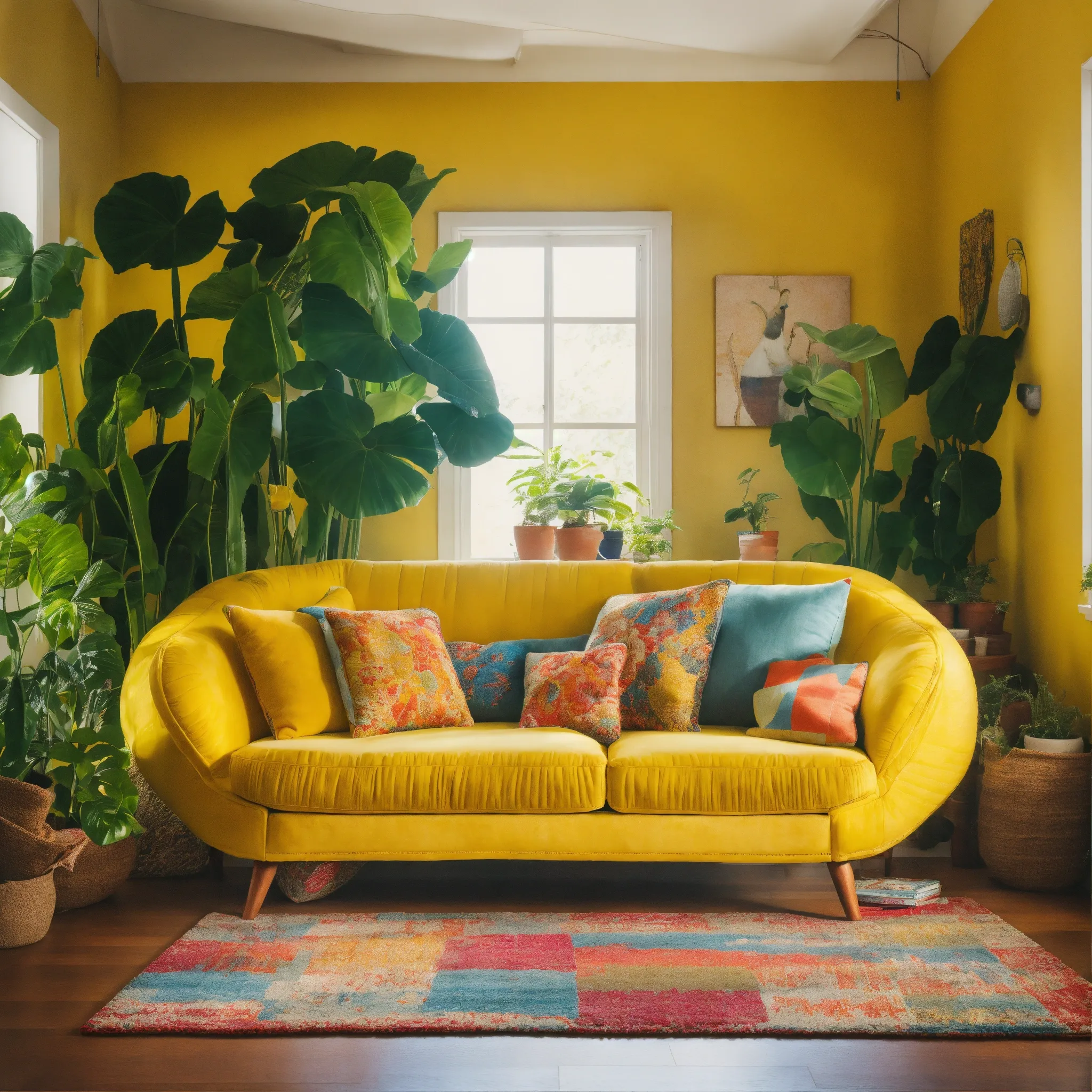 Natural lighting in interior